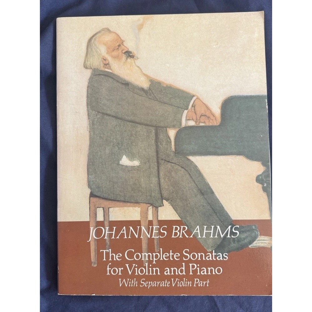 Johannes Brahms Sonatas for Violin and Piano Dover Edition Brahms Violin Sonatas